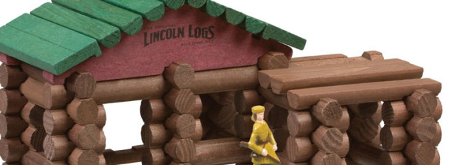 Classic Wood Lincoln Logs for Building Collections Classic Wood Lincoln Logs for Building Collections
