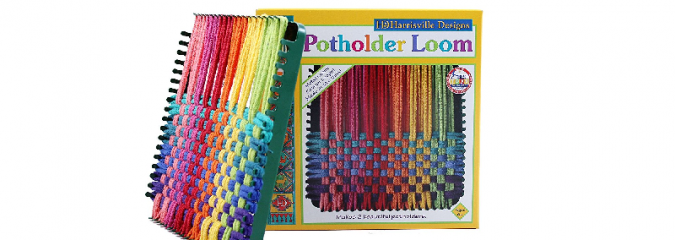 Potholder Loom with Loops Potholder Loom with Loops