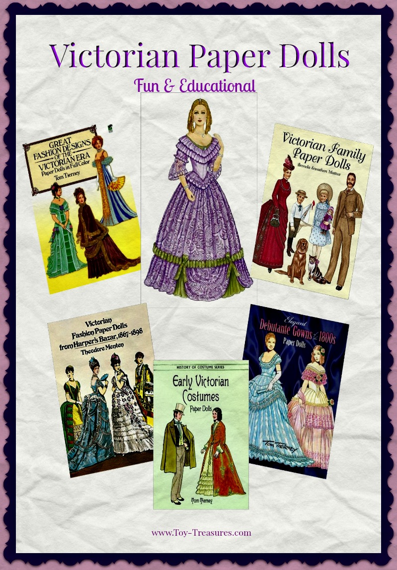 Victorian Paper Dolls are Fun & Educational!