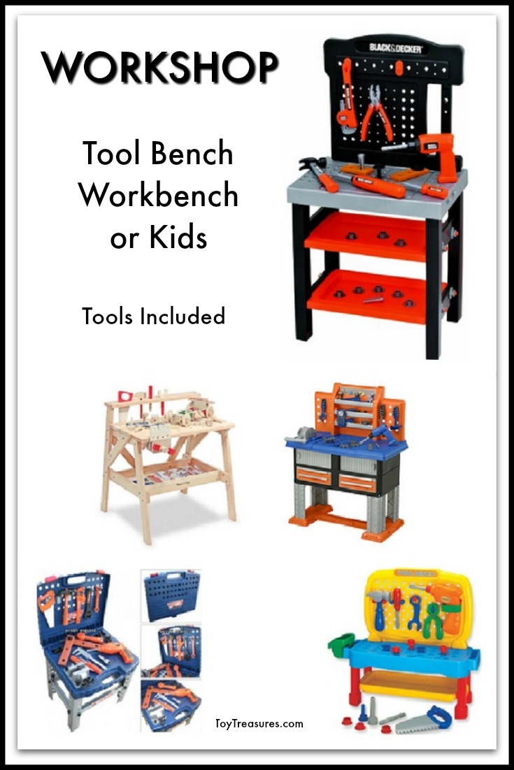 Workshop, Workbench, Tool Bench for Kids