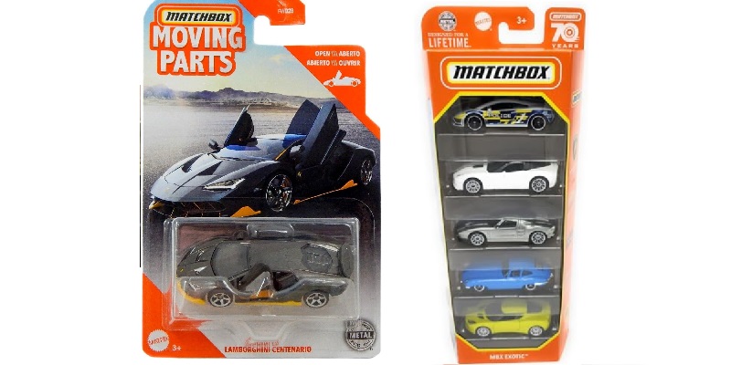Matchbox sports cars