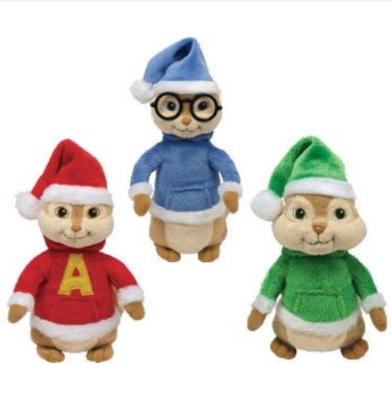 chipmunks beanie babies